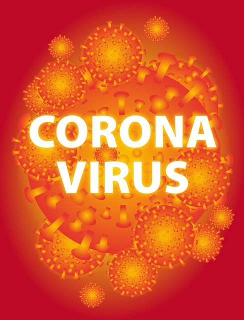 grafische Illustration Corona Virus